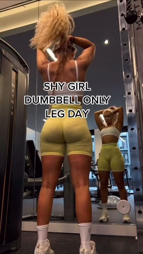 💪 Ready to level up? Tap the link for more! 😀❤️🐸 Exercise Glutes, Dumbbells Workout, Beginners Workout, Leg Workouts Gym, Gym Ootd, Shy Girl, Leg Day Workouts, Gym Workouts Women, Buttocks Workout