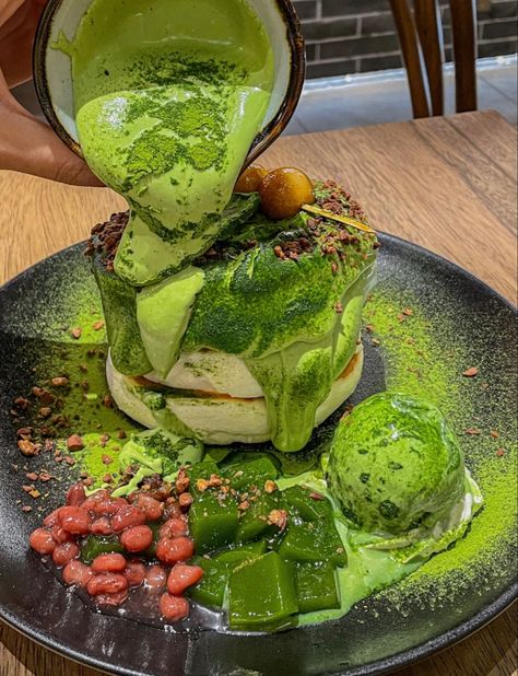 Tapioca Dessert, Dessert Aesthetic, Matcha Dessert, Davao City, Delicacy Food, Davao, Birthday Food, Food Obsession, Cafe Food