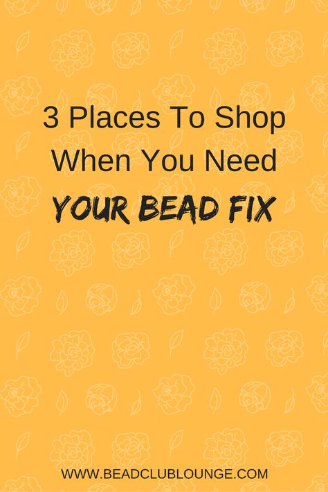 Best Online Bead Stores, Bead Store Shops, Making Bracelets With Beads, Customer Loyalty Program, Crochet Beaded Bracelets, Bead Weaving Tutorials, Small Business Planner, Places To Shop, Bead Jewellery Supplies