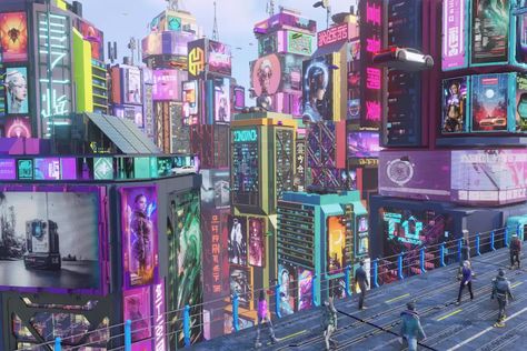 Cyberpunk Daytime, Cooler Aesthetic, Futuristic Anime, Cyberpunk Cityscape, Perspective Drawing Lessons, Neo Tokyo, 3d Modeling Software, Cloud City, Pix Art