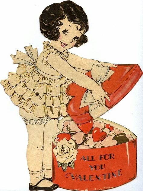 Valentines Illustration, Valentine Images, Valentine Postcards, Vintage Valentine Cards, Retro Valentines, My Funny Valentine, Arte Inspo, Saint Valentine, Valentine Card