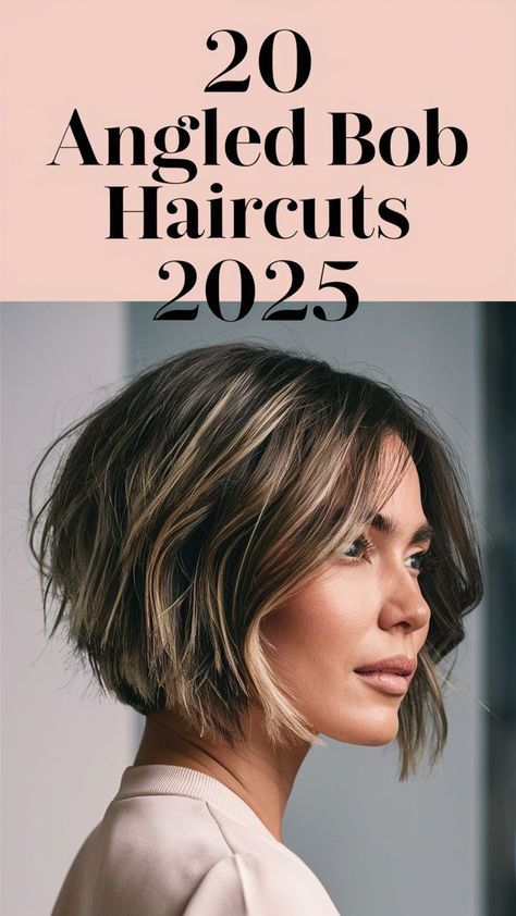 Slight Graduated Bob, Hi Low Bob Haircut, Short Bob Hairstyles With Highlights, Growing Out Short Thick Hair, Angled Long Bob For Fine Hair, Short Layered Bob Fine Hair, Haïr Cut Above Shoulder, Women Short Bob Hairstyles, Long In Front Short In Back