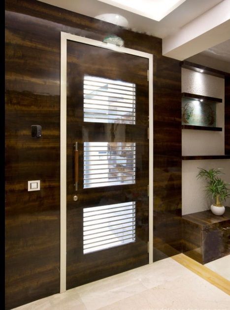 Front Jali Door Design, Wooden Entrance Door, Wooden Entrance, Kitchen Laminate, Wooden Door Entrance, Door Mesh, Loft Staircase, Door And Window Design, House Main Door Design