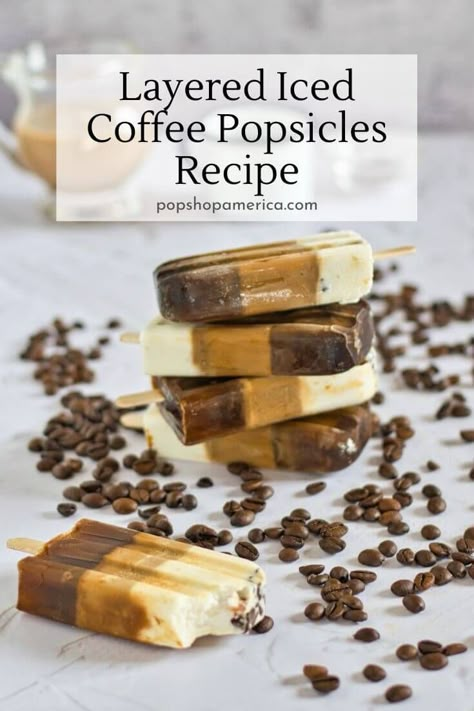 Cold Brew Popsicles, Iced Coffee Popsicles, Coffee Popsicles, Popsicles Recipe, Cold Brew Recipe, Recipes Savory, Whipped Coffee, Ice Cream Pops, Summer Dessert Recipes