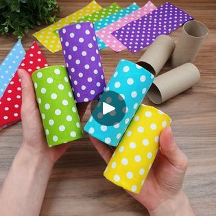 Things To Do With Toilet Paper Rolls, Recycle Toilet Paper Rolls, How To Recycle, Toilet Paper Rolls, Toilet Paper Roll Crafts, Paper Roll Crafts, Paper Towel Roll Crafts, Paper Rolls, Diy Creative Crafts