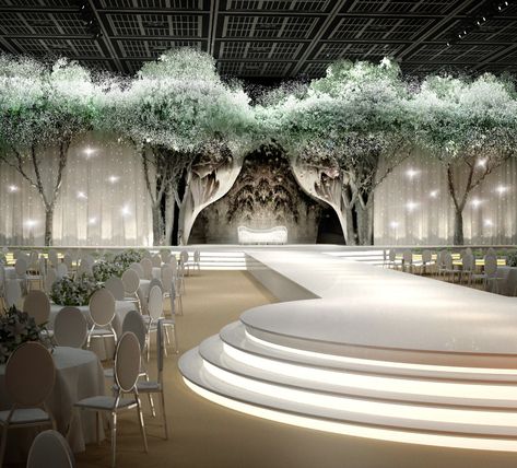 Elegant Wedding Stage Design, Interior Wedding Decoration, High End Wedding Decor, Dubai Wedding Decoration, Khaleeji Wedding Decor, Wedding Stage Decorations Elegant, Wedding Interior Design, Simple Wedding Decoration, Architecture Fashion Design