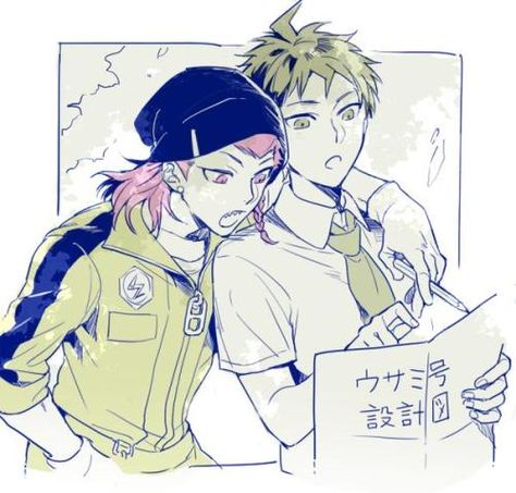 Hajime And Kazuichi, Souda X Hajime, Kazuichi And Hajime, Hajime X Kazuichi, Kazuichi Soda, Kazuichi Souda, Castle Swimmer, Kubz Scouts, Hajime Hinata