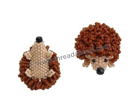 Bead Pattern: 3D Beaded Harrison the Hedgehog - Etsy #BeadingPatterns #PerlerBeadPatterns #FuseBeadPatterns 3d Seed Bead Art, 3d Beaded Patterns, Beaded Succulents, 3d Beaded Animals Patterns, Bead Animals Patterns Easy, Bugs Art, 3d Beading, Seed Bead Art, Ribbon Sculptures