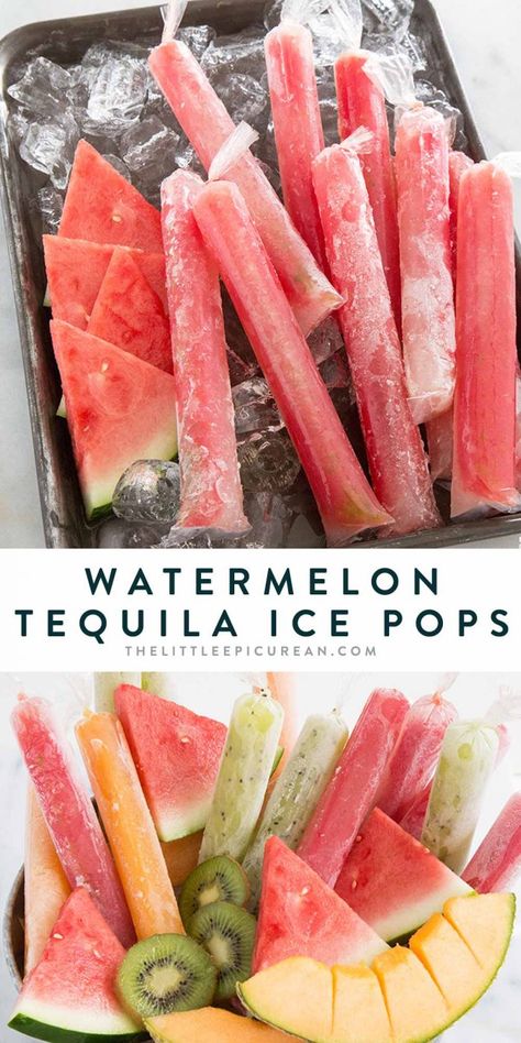 watermelon tequila ice pops Alcohol Truck, Tequila Watermelon, Watermelon Tequila, Boozy Ice Pops, I Need Time, Boozy Popsicles, Ice Pop Recipes, Watermelon Popsicles, Alcoholic Desserts