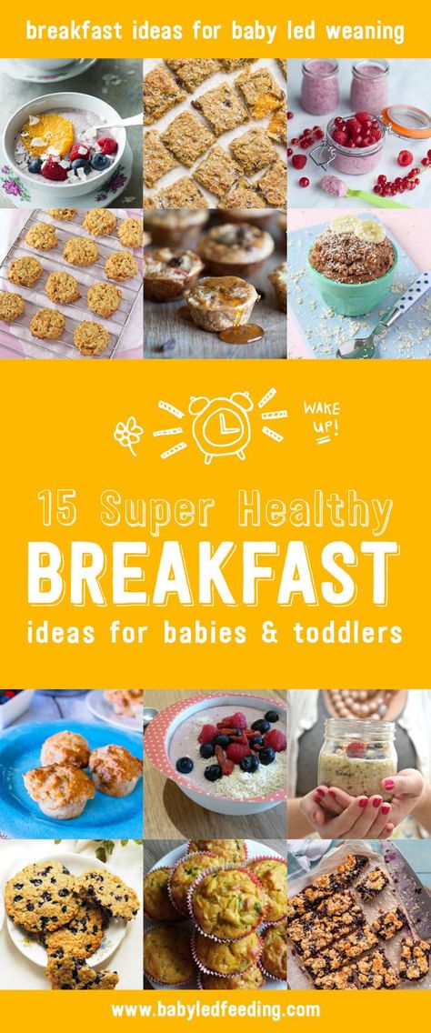 15 super healthy breakfast ideas for baby led weaning. These healthy breakfasts are all kid approved and totally delicious for little ones. Breakfast Ideas For Baby, Super Healthy Breakfast Ideas, Super Healthy Breakfast, Baby Breakfast, Blw Recipes, Toddler Food Ideas, Led Weaning Recipes, Toddler Foods, Toddler Breakfast