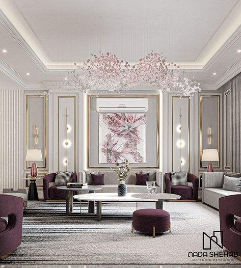 Luxury Living Room Decor, Neoclassical Interior, تصميم داخلي فاخر, Luxurious Interior, Classic Interior Design, Classic Living Room, Neo Classic, Living Room Design Decor, Home Design Living Room