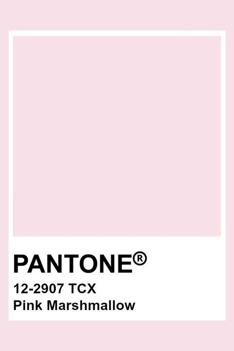 Pantone Tcx, Pink Marshmallow, Pantone Color Chart, Pantone Swatches, Pink Marshmallows, Pantone Palette, Pantone Colour Palettes, How To Apply Blush, Fotografi Vintage