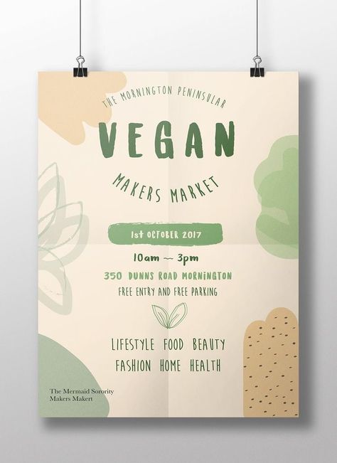 Vegan Restaurant Menu Design, Vegan Poster Design, Vegan Menu Design, Vegan Graphic Design, Vegan Logo Design, Market Poster Design, Restaurant Poster Design, Vegan Poster, Vegan Market