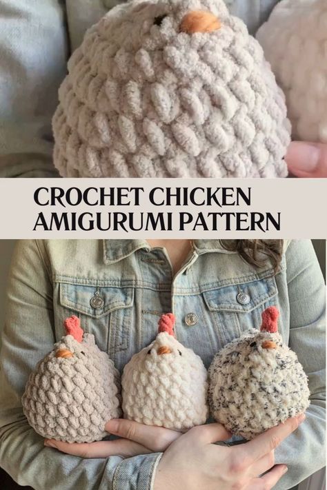 Are you ready to add a touch of whimsy to your crochet collection? Our Crochet Chicken Amigurumi Pattern collection is just what you need! This adorable Crochet Blanket Yarn, Doorstop Pattern, Yarn Animals, Chicken Crochet, Chicken Crafts, Chicken Pattern, Easy Crochet Animals, Crochet Chicken, Crochet Collection