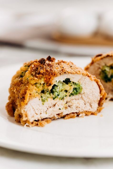 Jump to Recipe Pin RecipeBroccoli Cheese Stuffed Chicken Breast Rolls: Juicy, tender chicken stuffed with creamy ricotta and sharp cheddar cheeses, and broccoli, then breaded with panko to create a fantastic crisp exterior. Chicken broccoli anything is probably one of my kiddos favorite meals. They love chicken broccoli casserole too. And I can’t complain either....Read More » Chicken Breast Rolls, Broccoli Cheese Stuffed Chicken Breast, Broccoli Cheese Stuffed Chicken, Emily Bites, Chicken Roll Ups, Cheese Stuffed Chicken Breast, Chicken With Italian Seasoning, Stuffed Chicken Breast, Cheese Stuffed Chicken