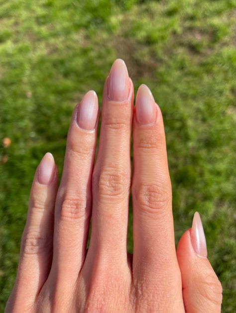 Aura Nails Nude Base, Natural Aura Nails, Soft Aura Nails, Neutral Aura Nails, Nude Aura Nails, White Aura Nails, Engagement Nail, Engagement Nails, Nail Appointment