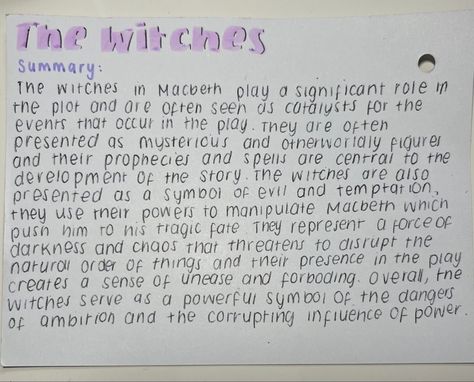 Witches Macbeth, A Christmas Carol Revision, Macbeth Lessons, Gcse Poems, English Gcse Revision, Gcse English Language, Revision Techniques, English Literature Notes, Gcse English Literature