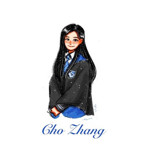 Art by @nonesneedle on Tumblr Cho Chang Wand, Cho Chang Fanart, Cho Chang, Harry Potter Wizard, Harry Potter Artwork, Anime Pictures, Harry Potter Series, Ravenclaw, Book Characters