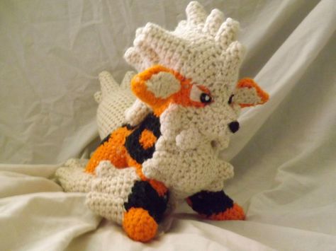 Arcanine Crochet Plushie - Album on Imgur Crochet Plushie, Trending Memes, The Magic, Dinosaur Stuffed Animal, The Internet, Crochet Hats, Pokemon, Amigurumi, Deviantart