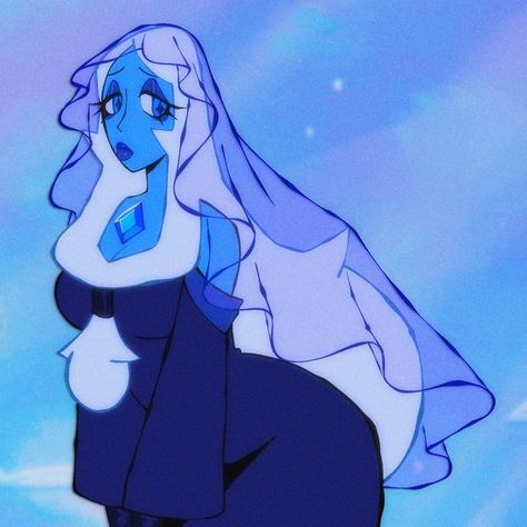 Blue Diamond Pfp, Blue Zircon Steven Universe, Diamond Steven Au, Blue Diamond Fanart, Blue Diamond Art, Steven Universe Blue Diamond, Steven Universe Pfp, Blue Diamond Su, Blue Diamond Steven Universe