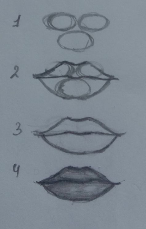 Tutorial On How To Draw Lips, How To Draw Small Lips, Easy Drawings Lips, Drawing Lips Easy, Lips Sketch Step By Step, How To Draw Lips Easy, How To Draw A Lips, Lips Drawing Sketch, How To Draw Lips Step By Step