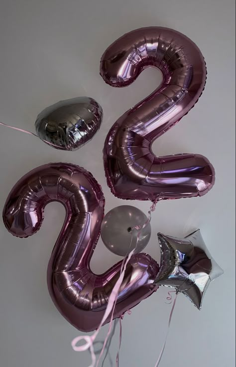 2002 Birthday Cake, 22 Birthday Balloons, Birthday 22 Aesthetic, 22 Balloons, 22th Birthday, Bday Gift For Boyfriend, Happy Birthday 22, H Letter Images, Happy 22nd Birthday