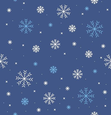 Different Winter Snowflake Seamless Pattern Background. Vector Snowflake Seamless Pattern, Advertisement Background, Snow Flake, Winter Snowflakes, Snowflake Pattern, Pattern Background, Background Patterns, Seamless Pattern, Seamless Patterns