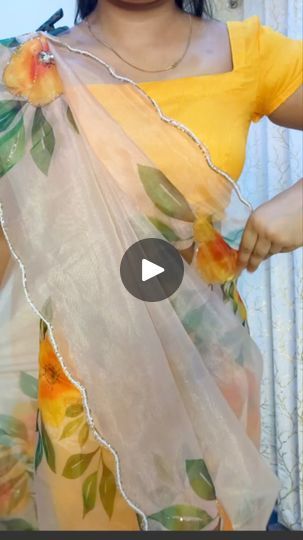 Organza Saree Draping Styles, Organza Saree Styling, Organza Saree Draping, Draping Styles, Saree Draping Styles, Saree Draping, Trending Reels, Organza Saree, Saree