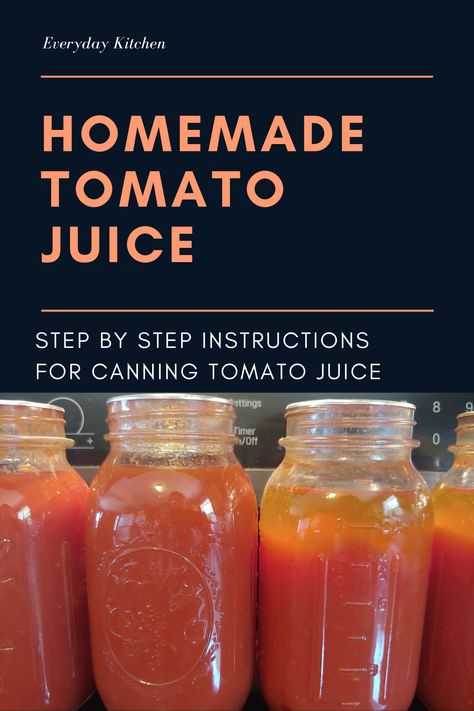 Canning Tomatoes Water Bath, Canning Tomato Juice, Homemade Tomato Juice, Canning Guide, Tomato Juice Recipes, Canned Salsa Recipes, Canned Tomato Juice, Canning Tomatoes Recipes, Canning Salsa