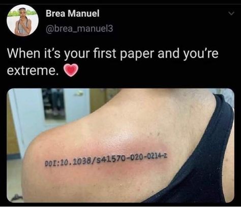 Academic Tattoo, Extremely Funny, Extremely Funny Jokes, Sleeve Tattoos, Tattoo Quotes, Funny Jokes, Tattoos, Memes, Funny