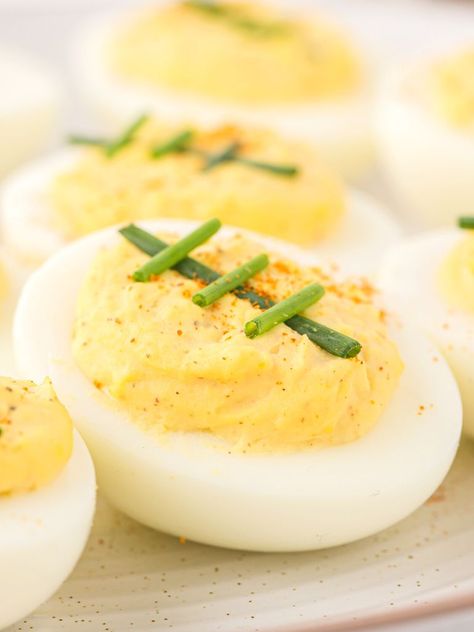 A close up picture of a deviled egg that is made to look like a football. Ground Beef Spaghetti Sauce, Coconut Cheese, Football Recipes, Crispy Honey Chicken, Garlic Parmesan Pasta, Baking Recipes Pie, Chicken Pot Pie Filling, Pot Pie Filling, Hibiscus Tattoo