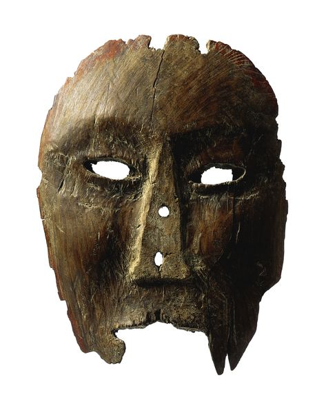 A CARVED WOOD INUPIAQ MASK ANCIENT ESKIMO, ALASKA, 15TH CENTURY Ancient Mask, Mask Project, Ancient Astronaut, Mask Art, Archive Fashion, Masks Art, Native American Culture, Indigenous Art, 15th Century