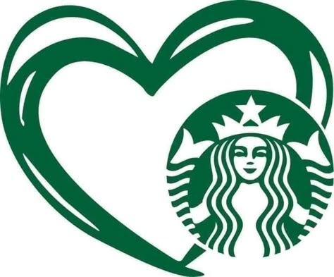 Starbucks Party, Starbucks Wallpaper, Starbucks Art, Starbucks Birthday, Starbucks Cup Art, Free Logos, Projets Cricut, Starbucks Logo, Coffee Logo