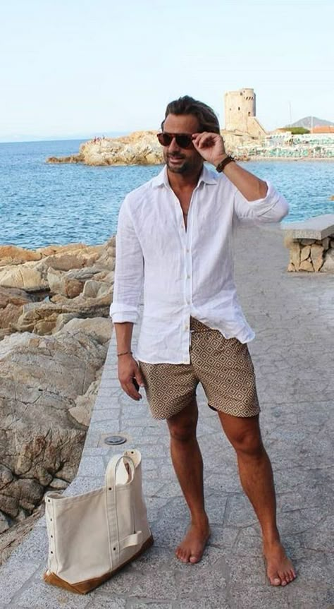 15 Trendy and Cute Beach Outfits for Summer 2024 That You Can’t Miss! | Beach Summer Outfits for Women | Aesthetic Old Money Beach Outfits for Men | Beach Vibes Summer Vibes Summer Fits Men, Vacation Outfits Men, Beach Outfit Men, Ibiza Outfits, Mens Summer Outfits, Summer Trends Outfits, Men Fashion Casual Outfits, Summer Outfits Men, Mens Fashion Summer