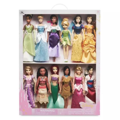 Disney Store Disney Princess Dolls, Set of 12 | shopDisney Merida Costume, Disney Princess Merida, Princess Birthday Party Decorations, Mermaid Toys, Disney Furniture, Classic Disney Characters, Disney Animators Collection, Disney Princess Dolls, Matching Costumes