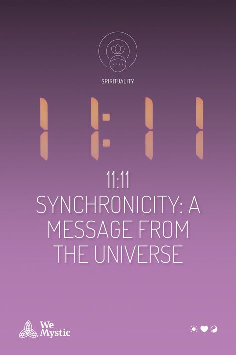 11:11 synchronicity happens when you randomly see this number, on a watch, on your cell phone, or any other situation. It has different interpretations, but it’s a special number with a message to you.All numbers have different vibrations and for that, different power and meaning. A mix between the meanings, but also what you feel when you experience 11:11 synchronicity will give you some more answers. Seeing 11:11 All The Time, 11:11 Meaning, 11 Meaning, Message From The Universe, Chakra Balance, Important Message, Simple Reminders, Angel Messages, Spiritual Enlightenment