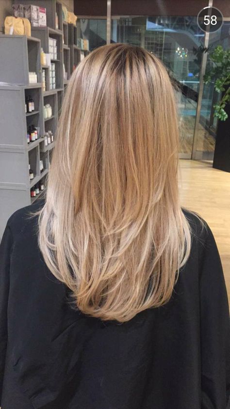 Long Soft Layers Haircut Fine Hair, Long Layered Haircuts Short Hair, Laired Haircuts, Small Layers Hair, Blonde Layered Hair Medium Straight, Medium Length U Shaped Haircut, Layers For Pin Straight Hair, Layers On Pin Straight Hair, Mini Layers Hair