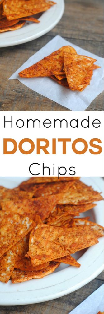 Homemade Doritos Style Chips Homemade Doritos Chips, Homemade Doritos, Homemade Snacks Recipes, Easy Boat, Potato Chip Recipes, Homemade Tortilla, Homemade Tortilla Chips, Homemade Chips, Diy Snacks