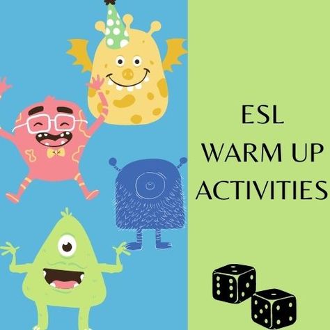 ESL warm up activities for students of all levels to enjoy. Spice up your teaching with some of these fun warmers that kids, teens and adults can enjoy Classroom Starters Activities, English Esl Activities, Elementary Esl Activities, Activities For Students Education, Speaking Activities For Kindergarten, Fun English Lessons, Class Introduction Activities, Creative English Teaching Ideas, Learning English Activities