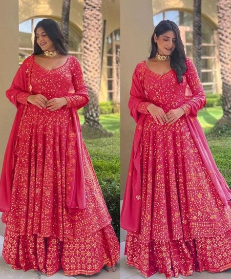 New Lehenga Designs, Lehenga Choli Design, Embroidery Lace Border, Lehenga Top, Cotton Lehenga, Georgette Lehenga, Lehenga Suit, Anarkali Dress Pattern, Lehenga Blouse Designs