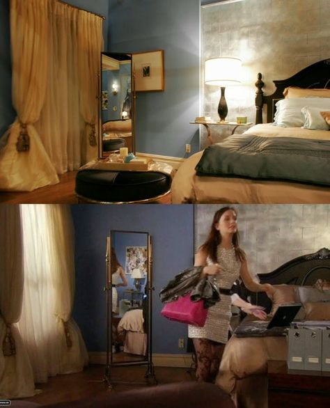 Gossip Girl Room, Blair Waldorf Bedroom, Blair Waldorf Room, Girl Room Inspiration, Chuck Bass, Beauty Design, Blair Waldorf, House Room, Bedroom Inspo