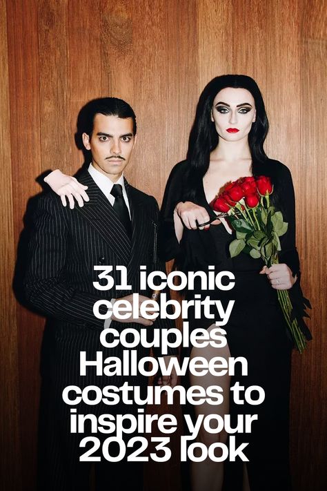 Celebrity couple halloween costumes 2024 Couples Costume Ideas, Famous Couples In History, Kim And Kanye Halloween Costume, Celebrity Halloween Costumes Couples, Celeb Halloween Costumes Couples, Couples Costumes Celebrity, Classy Couple Costumes Halloween, Icon Couple Halloween Costumes, Bill And Sookie Costume