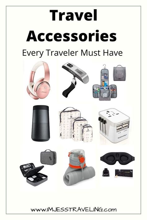 Never travel again without these amazing travel accessories. The actual act of travel made easier with these travel gadgets. The best travel accessories that all travelers must have. Travelling Accessories, Traveling Accessories, Travel Themed Gifts, Best Travel Gifts, Globe Travel, Best Travel Accessories, Travel Tools, Long Flight, Traveling Abroad