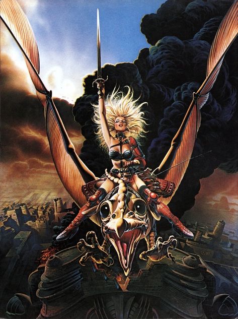 Taarna Heavy Metal, Chris Achilleos, Heavy Metal 1981, Heavy Metal Comic, Heavy Metal Movie, Arte Heavy Metal, Heavy Metal Art, Scifi Fantasy Art, Metal Magazine