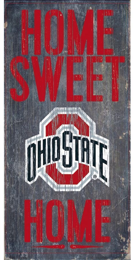 Ohio State Decor, Buckeye Crafts, Ohio Buckeyes, Osu Football, Buckeye Nation, Ohio State Buckeyes Football, Osu Buckeyes, Buckeyes Football, Wood Signs For Home