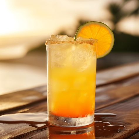 Citrus Rum Cooler Cocktail Recipe - The Citrus Rum Cooler is a delightful blend of tangy and sweet, with the zesty flavors of lime and orange shining through. The light rum provides a smooth base without overpowering the fresh citrus notes, while the triple sec adds a hint of complexity. It's a refreshing, light, and slightly sweet cocktail with a pleasantly sour finish. Citrus Rum Cocktails, Cocktails With Lemon, Drinks Wallpaper, Sweet Cocktail, Palate Cleanser, Lemon Drop Martini, Sweet Cocktails, Rum Cocktails, Light Rum