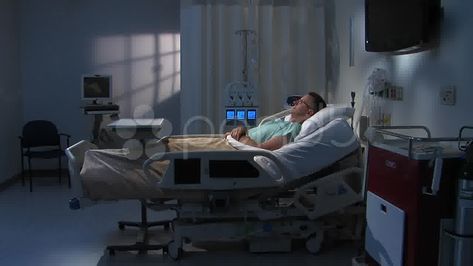 Male patient alone in hospital room Stock Footage,#hospital#patient#Male#Footage Hospital Scene, Fun Jobs, Hospital Ward, Hospital Patient, Hospital Room, In Hospital, Ulzzang Couple, Vintage Logo Design, Vintage Branding