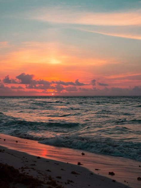 Partir à Playa del Carmen en été offre une expérience ensoleillée et exaltante, car vous pourrez profiter d'un climat tropical chaud, vous détendre sur les plages de sable blanc bordées des eaux cristallines de la mer des Caraïbes, explorer les récifs coralliens lors de sessions de plongée ou de snorkeling, découvrir la célèbre Quinta Avenida avec ses boutiques, restaurants et bars animés, visiter les sites archéologiques mayas à proximité tels que Tulum et Cobá. Beach Pictures Aesthetic, Friends Beach Pictures, Beach Pictures Family, Seaside Pictures, Sunrise Images, Pictures Friends, Sunrise Pictures, Ocean And Beach, Beach Pictures Friends