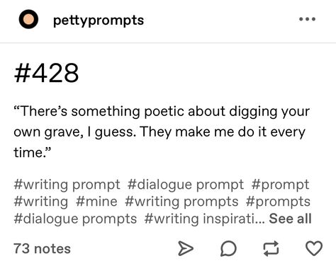 Drama Prompts, Thriller Prompts, Whump Tropes, Tumblr Writing Prompts, Digging A Grave, Villain Prompts, Story Prompts Ideas, Oh Quotes, Hero Vs Villain