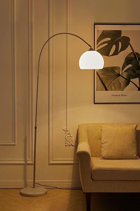 Arch Floor Lamp, Arch Lamp, Contemporary Floor Lamp, Tall Floor Lamps, Flat Decor, Floor Lamp Bedroom, Tall Lamps, Arched Floor Lamp, Floor Lamps Living Room